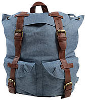 Ретро рюкзак городской Fashion Retro-Ruscksack 4061458074810 20L Голубой CP, код: 8096984