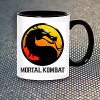 Чашка Fan Girl Логотип Мортал Комбат Mortal Kombat New (14503) 330 мл Разноцветный PM, код: 7588140