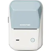 Портативный термопринтер для этикеток Niimbot B1 Light Blue+рулон термоетикеток