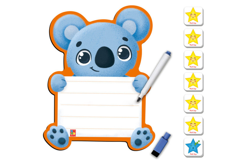 Магнітна дошка 'Коала' з маркером (укр.) VT3601-23