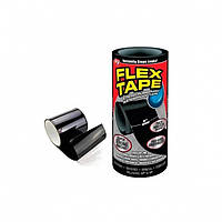 Водонепроницаемая клейкая лента скотч Flex Tape 30 х 150 см Черный (hub_mayfep) SX, код: 7619965