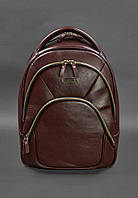 Кожаный рюкзак бордовый краст BlankNote CS, код: 8132719