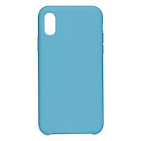 Чехол Soft Case No Logo для Apple iPhone X iPhone Xs Blue NL, код: 7646989