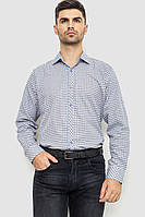 Рубашка мужская в клетку байковая серо-белый 214R39-33-007 Ager XXL EJ, код: 8385767