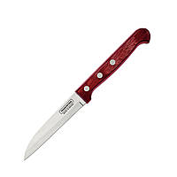 Нож для овощей Tramontina Polywood 76 мм Красное дерево (6740804) EJ, код: 8255656