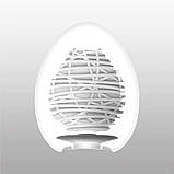 Мастурбатор-яйцо Tenga Egg Silky II з рельєфом у формі павутини KB, код: 7599355, фото 2