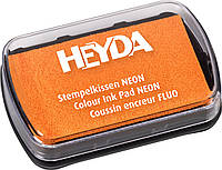 Чернильная подушечка Heyda 9 x 6 см неоновый Оранжевый 204888434 TH, код: 2553036