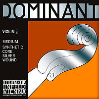 Струна Thomastik-Infeld 133 1 2 Dominant Synthetic Core Silver Wound 1 2 Violin G String Medi NL, код: 7294416