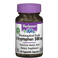 Триптофан Bluebonnet Nutrition L-Tryptophan 500 mg 30 Caps DS, код: 7679191
