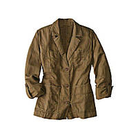 Куртка Eddie Bauer Womens Jacket Linen BROWN XS Светло-коричневый (7114375BR) KV, код: 1164736