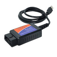 USB ВТВ ELM327 V1.5 OBD2 сканер диагностики авто OM, код: 7403637