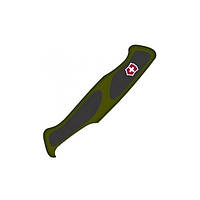 Накладка на нож Victorinox 130мм RangerGrip передняя из лого Vh+ Черный Зеленый (1049-VxC9534 CP, код: 8035427