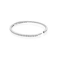 Серебряный браслет Pandora 590531CZ 17.5 EM, код: 7361738