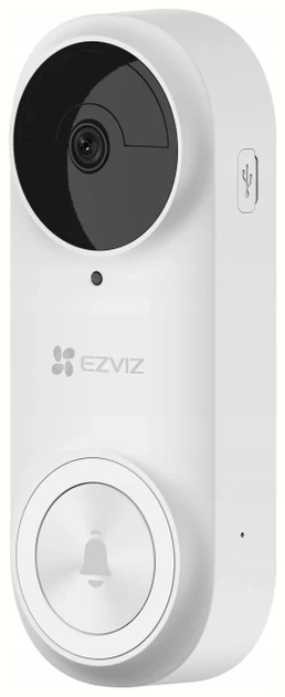 Бездротовий дверний дзвінок Ezviz DB2 2K, фото 1