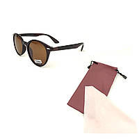 Солнцезащитные очки Matrix Stone c коричневой роговой оправой и коричневой линзой GR, код: 7416159