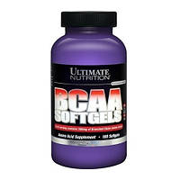 Аминокислота BCAA для спорта Ultimate Nutrition BCAA Softgels 500 mg 180 Caps BF, код: 7520655