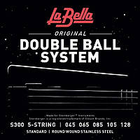 Струны для бас-гитары La Bella S300 Double Ball Steinberger Bass 5-Strings 45 128 KB, код: 6556286