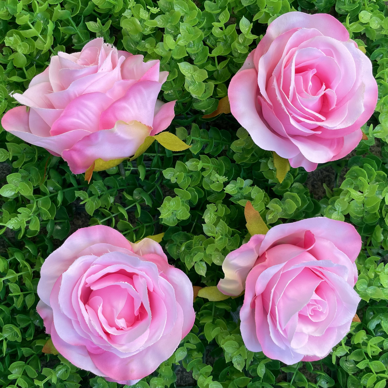 Головка троянди 8 см рожевий
