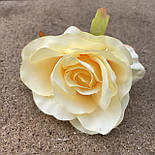 Головка троянди 8 см персиковий, фото 2
