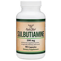 Тиамин Double Wood Supplements Sulbutiamine 200 mg 90 Caps GT, код: 8206901