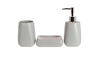 Набор аксессуаров для ванной комнаты 3 предмета Bona Di 851-309 FS, код: 8191562