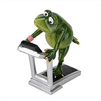 Фигурка интерьерная Frog on the simulator 16 см ArtDeco AL118000 ST, код: 7523077