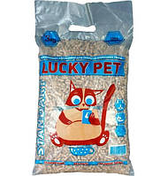 Наполнитель для кошачьего туалета Lucky Pet стандарт Древесный впитывающий 3 кг (482022421004 EM, код: 7998263