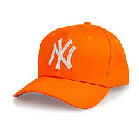Бейсболка SumWin SR22 NY центр коттон форма пл оранжевый белый 55-60 PK, код: 8256135