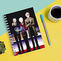 Скетчбук Sketchbook блокнот для рисования с принтом Yuri on Ice - Юры на льду 10 А3 Кавун 48 FS, код: 8301638