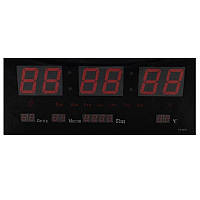 Годинник настінний електронний LED Спартак Number Clock 3615 N CP, код: 8365224