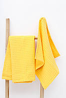 Набор полотенец для ванной ( 150* 90 и 90* 50) "Жёлтый"