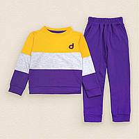 Костюм Dexters детский с вышивкой 122 см фиолетовый желтый (131623068715) PR, код: 8335551
