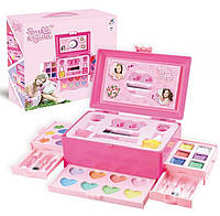 Набор детской декоративной косметики для макияжа и маникюра JC Toys Розовый US, код: 8368203
