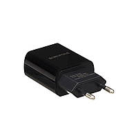 Сетевая зарядка Borofone BA20A 2.1A адаптер 1 USB + кабель Lightning Черный TN, код: 2630378