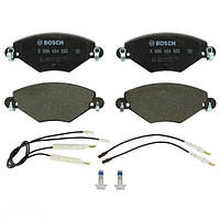 Тормозные колодки Bosch дисковые передние CITROEN C5 1.6,1.8,2.0 -04 0986424582 EJ, код: 6723410