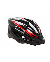 Шлем велосипедный L 58-61см Bravvos HE127 Черный Красный (HEAD-034) PS, код: 7581069