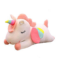 Мягкая плюшевая игрушка для ребенка единорог JIA YU TOY 35 см Белый OS, код: 8186544