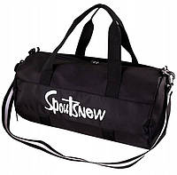 Спортивная сумка с отделами для обуви влажных вещей Edibazzar Черный (ST77D black) MP, код: 8038541