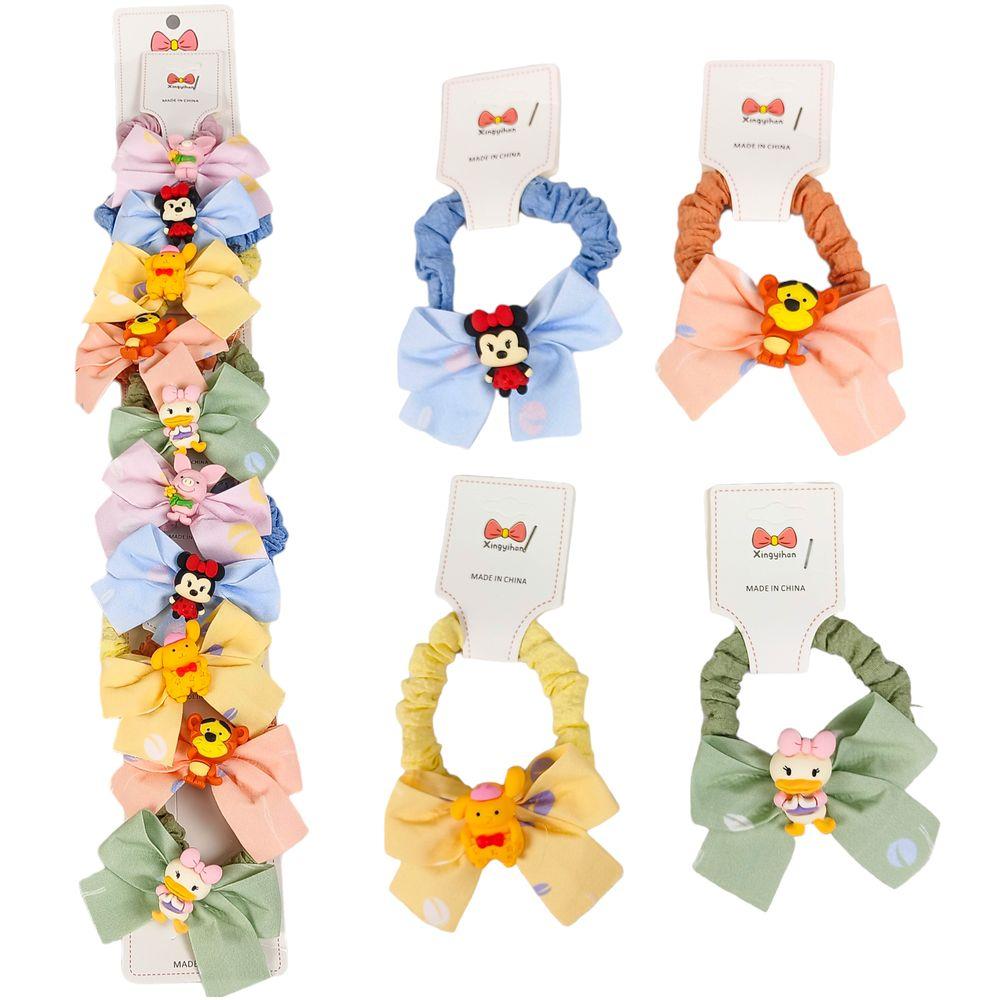 Гумка для волосся "Мультиплікаційні герої" 10шт на блістері HB-013 KNZ