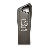 Флеш память TG USB 2.0 64GB Metal 114 Steel TH, код: 7822037