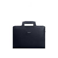 Женская кожаная сумка для ноутбука и документов BlankNote 15 Dark Blue (BN-BAG-36-navy-blue) FT, код: 1283827