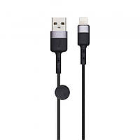 Кабель USB XO NB117 USB - Lightning Черный UD, код: 6522461