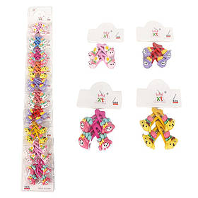 Шпилька тик-так для волосся "Друзі Kuromi" 40шт на блістері HC-016 KNZ