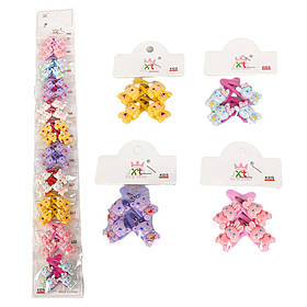 Шпилька тик-так для волосся "Звірятка" 40шт на блістері HC-019 KNZ