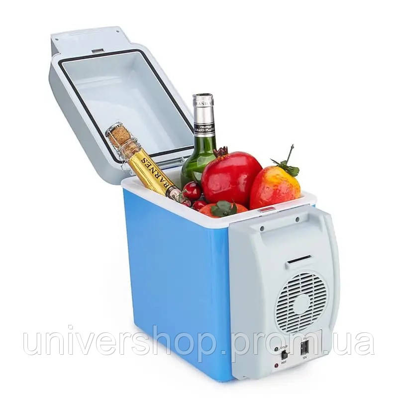 Автомобильный холодильник от прикуривателя с функцией подогрева Portable 7416 12V 7,5 л UN, код: 8079201 - фото 2 - id-p2156440227