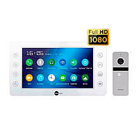 Комплект видеодомофона NeoLight KAPPA HD Kit Silver UM, код: 6960474