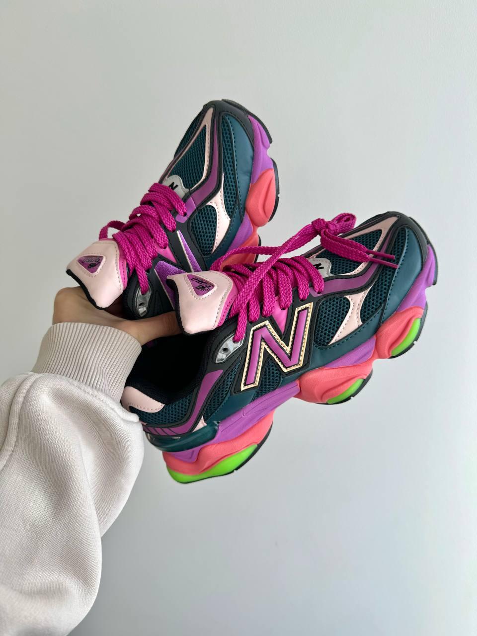 Кросівки чоловічі різнокольорові New Balance 9060 Purple Acid (14832)