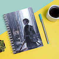Скетчбук Sketchbook блокнот для рисования с принтом Танджиро Камадо-Kamado Tanjirō А3 Кавун 4 MY, код: 8301711