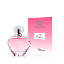 Парфумована вода для жінок "EAU DE CRYSTAL" Mira Max, 100 мл (аромат схожий на Versace Bright Crystal)