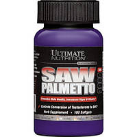 Натуральная добавка для спорта Ultimate Nutrition Saw Palmetto 100 Caps EM, код: 7605220
